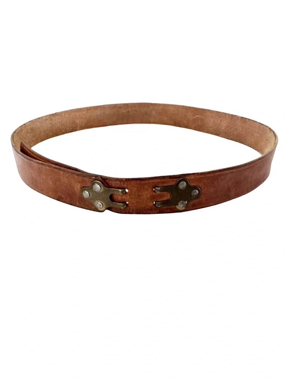 Vintage Bianchi X L.L. Bean Leather Military Rifle Sling Belt Sz 42